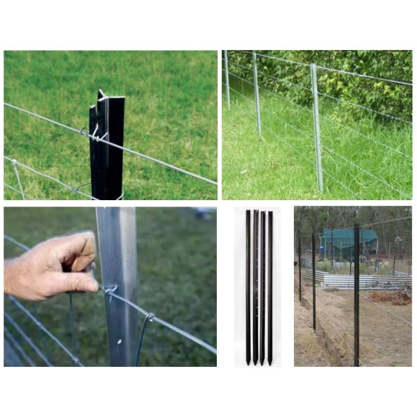 1500 mm de aço Y postos galvanizados para cerca de jardim