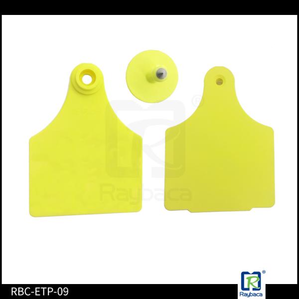 Etiquetas de orelha animais do cartão de identidade RFID do gado duas partes para os touros ETP09 do boi