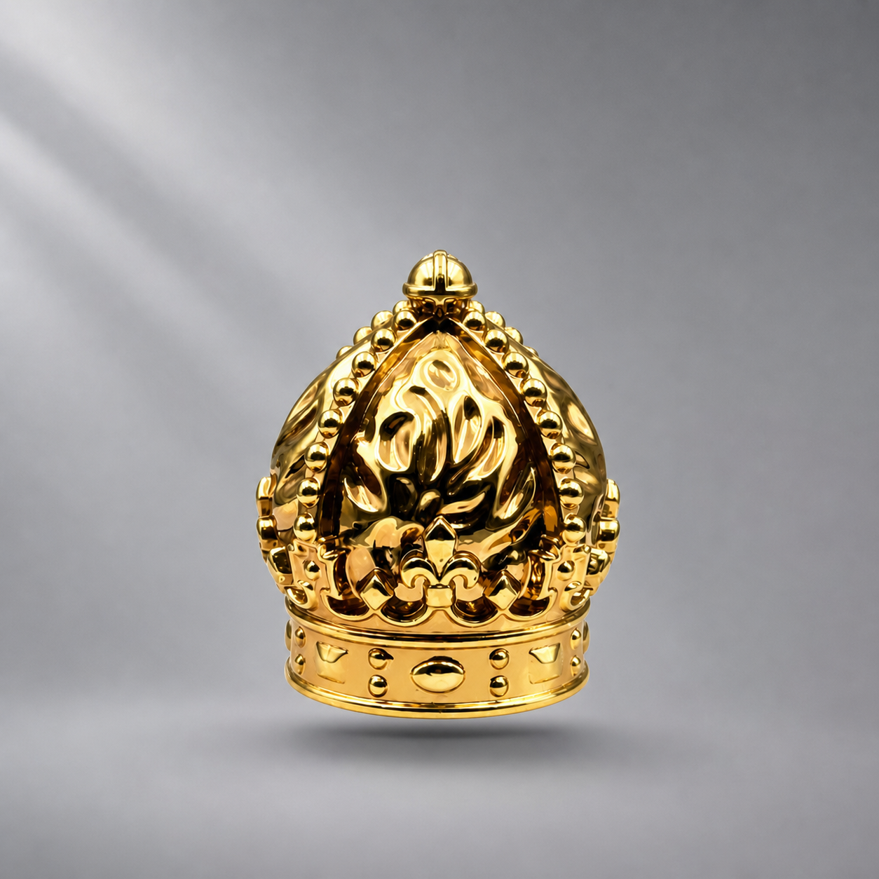 Source Factory Custom Three Tier Stacked Round Disc Mirror Gold Zinc Alloy Perfume Cap OEM ODM Custom Engraved Logo Zamac Metal Perfume Lid For Luxury Square & Round Glass Perfume Bottles Magnetic