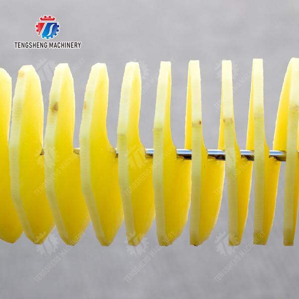 Electric potato twister Potato processing production Machine fries  Potato chips  Potato flake