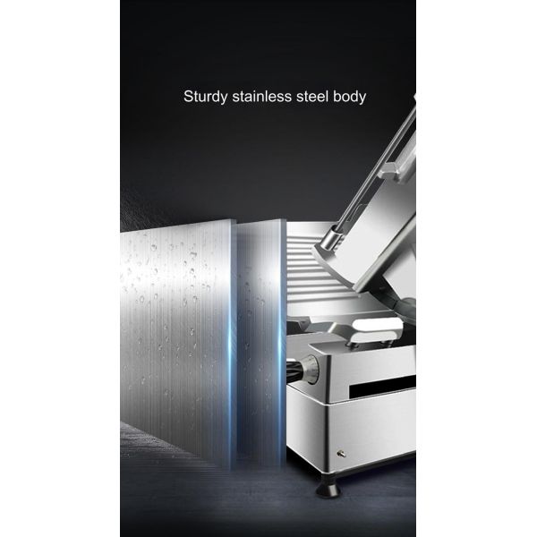 Fully Automatic Meat Slicer Machine Frozen Meat Cutting Stroke 0-18cm Thickness 0-7mm