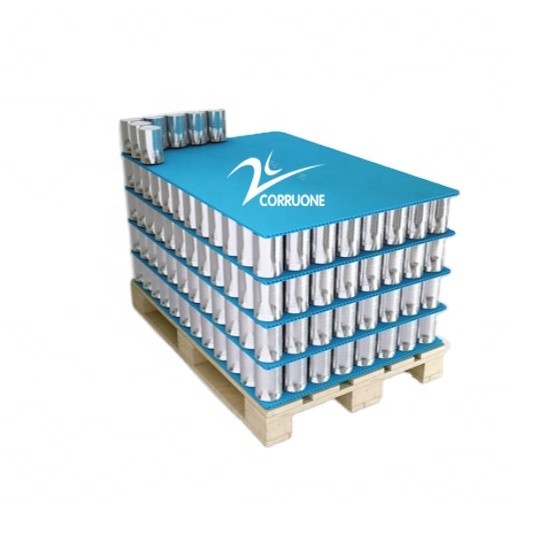 4ft x 8ft de plástico corrugado de placa de coroplasto retardante de llama