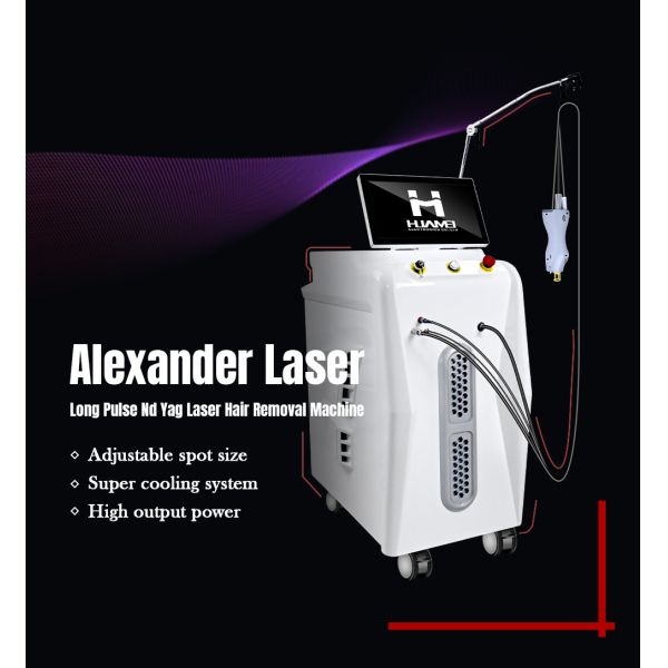 Commercial HUAMEI OEM ODM 755nm Permanent Hair Removal Alexandrite Laser Machine