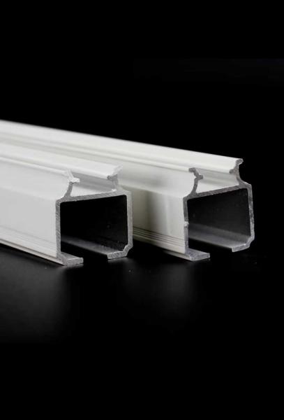 Width 20mm Monorail Aluminum Alloy Ceiling Curtain Track 55''