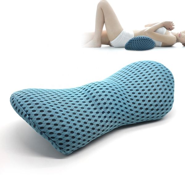 OBLONG Memory Foam Lumbar Support for Comfortable Car Home and Bed Comfortable Design