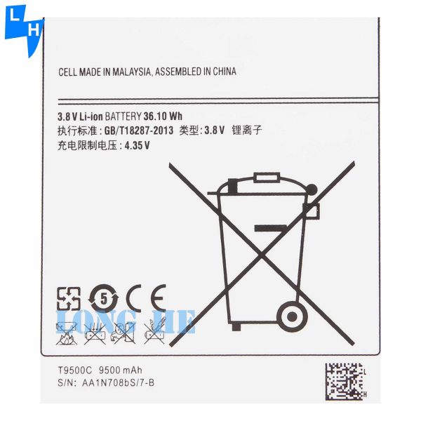 T9500K Battery for Samsung Galaxy Note Pro 12.2 SM-P900 P901 P905 T9500C T9500U T9500E 9500mAh