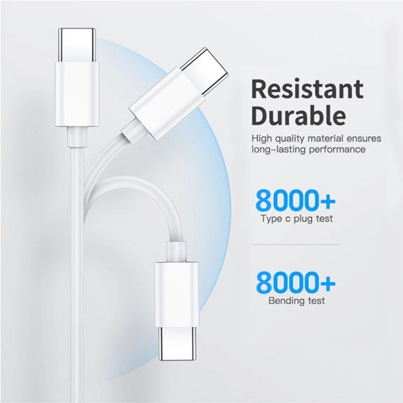 кабель USB c к USB c 0.8M PD18W 60W для поручать телефона быстрый