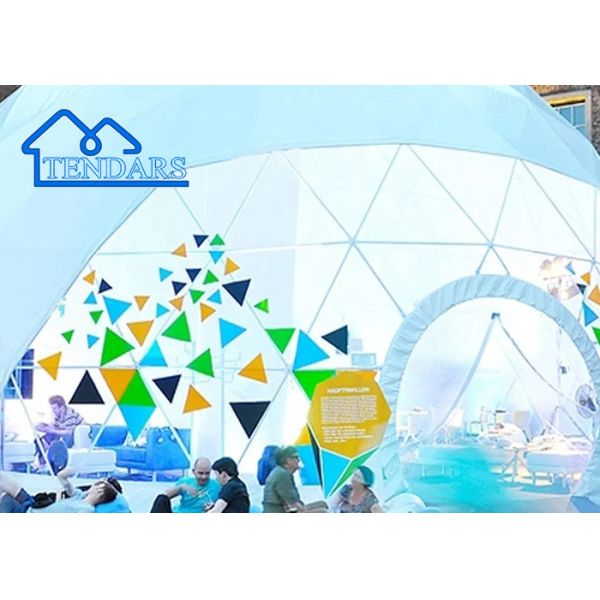 Outdoor Custom Commercial Waterproof PVC Dome Camping Tent On For Conference Storage