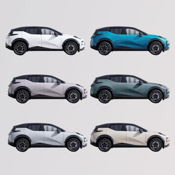 2024 Geely ZEEKR X Pure Electric EV Car pour adultes SUV sécurisé électrique Auto 272-428Ps Moteur 500-560Km CLTC portée de croisière