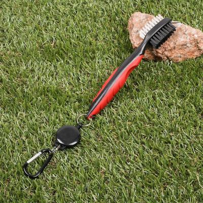 Outdoor Portable Golf Divot Tool Cleaning Custom With Two Sides Brush