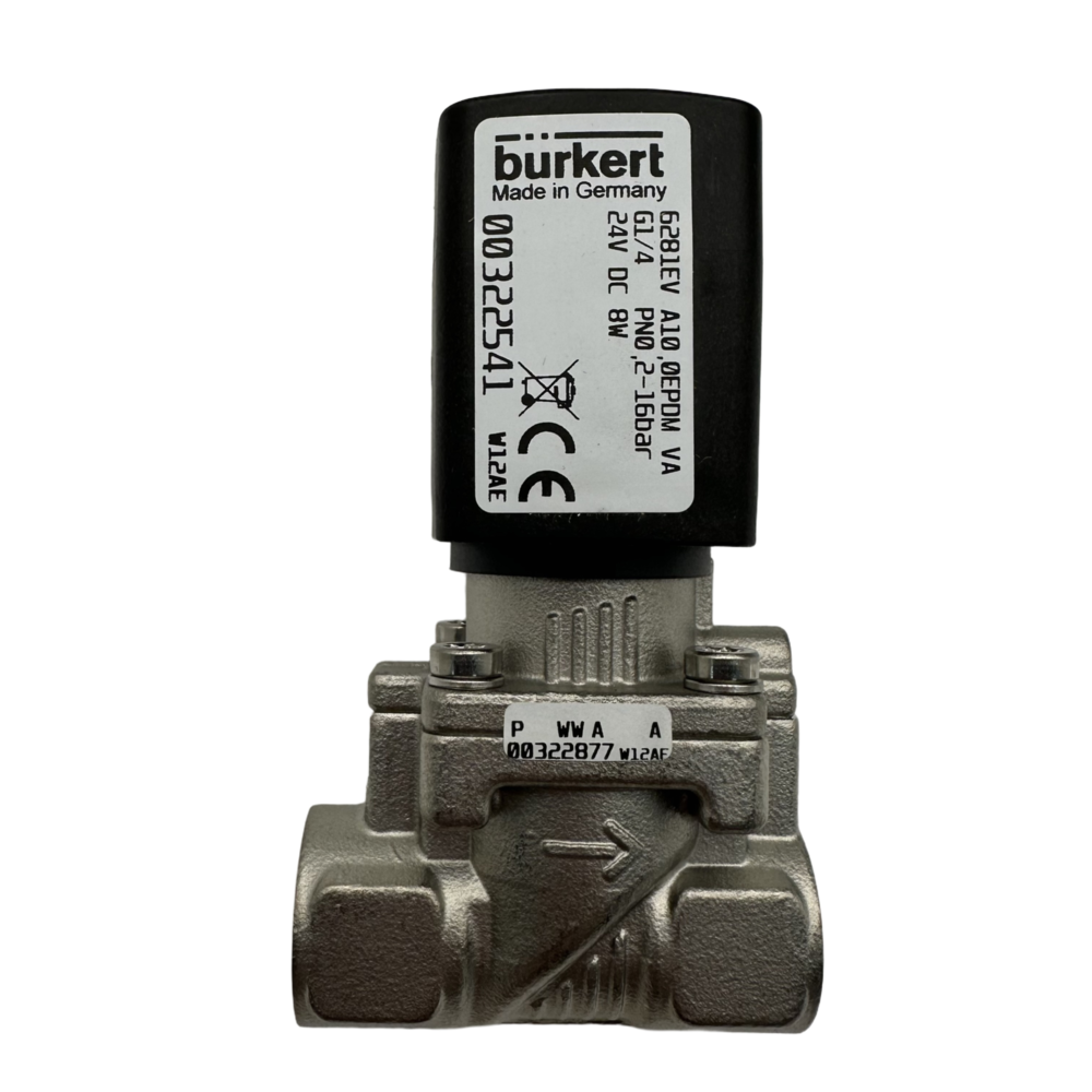 EPDM Seal Materials G1/4″ Pneumatic Solenoid Valve 24V DC 2 Way Normally Closed Valve and 2 Way Normally Open Valve Function 00322541
