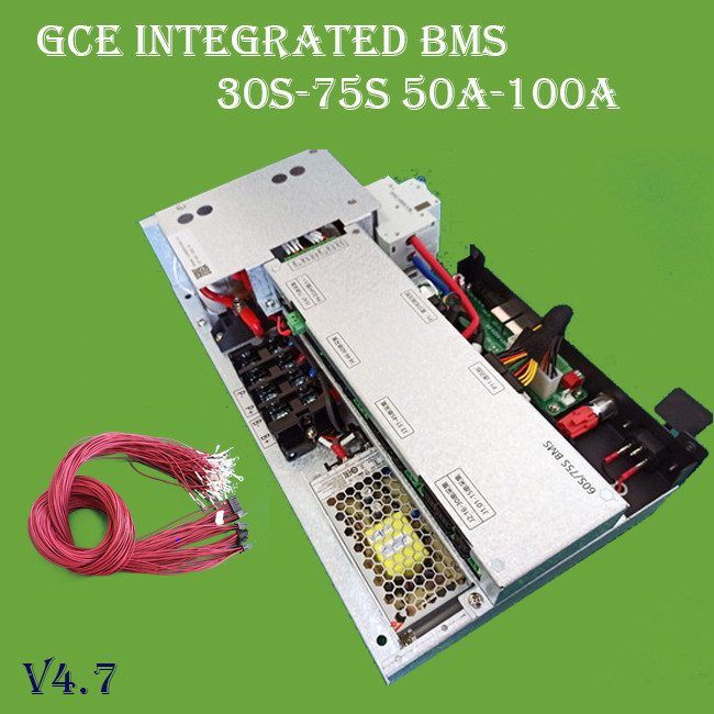 65S-75S 100A HV Bms Система управления аккумуляторами Двойной источник питания Пассивное балансирование