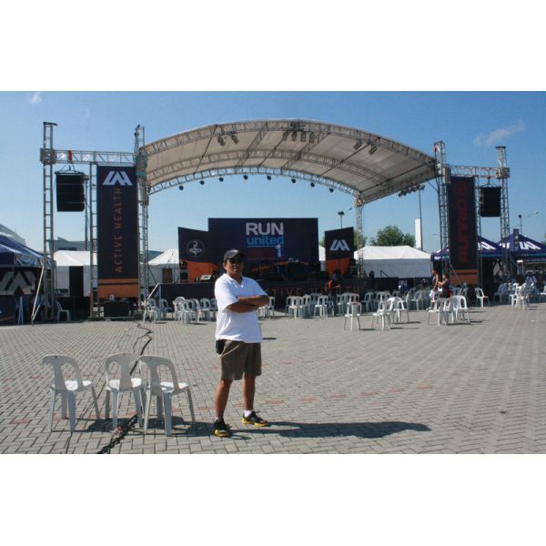 Outdoor Event Aluminum Square Truss / Stage Roof Truss With Canopy