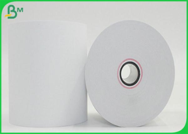 Papel térmico do rolo impermeável de 55gsm 640mm para a etiqueta da etiqueta da caixa