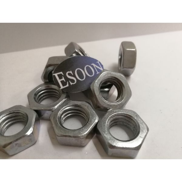 M12-1.25/M12-1.5/M12-1.75 Hex Thin Nut DIN439,ZINC Plated,Grade 4.8