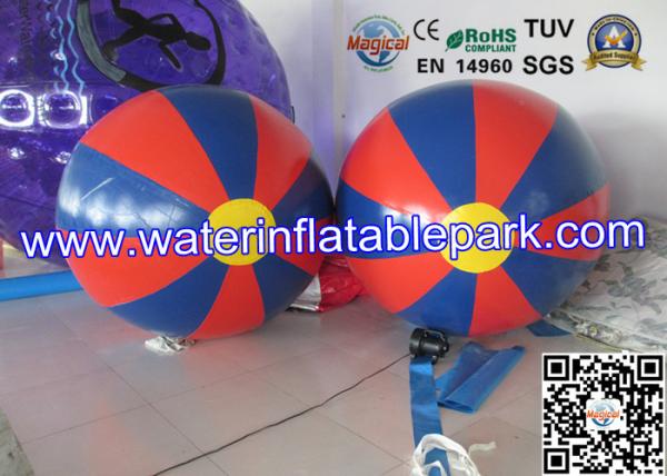 Outdoor Colorful Inflatable Water Ball , 1.5m / 2m Inflatable Water Rolling Ball