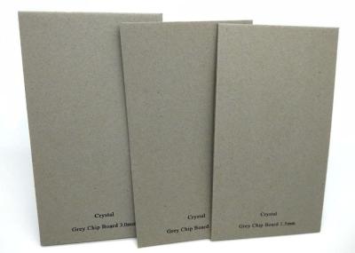Glossy AA 2mm 1300GSM Grey Chipboard , Degradable Grey Board Paper