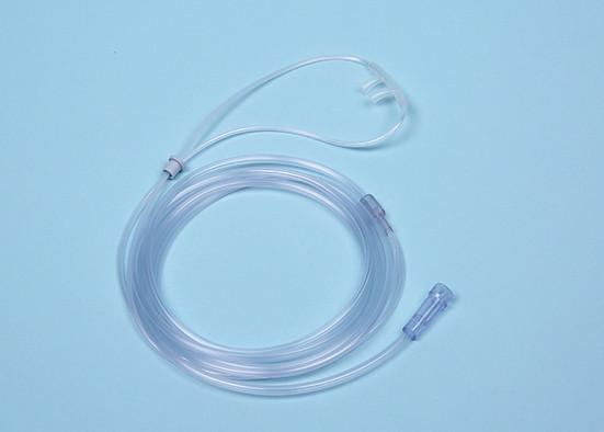 Two Tip Nasal Airway Tube Cannula Anesthesia Disposables with 7ft Tubing over Ear Style