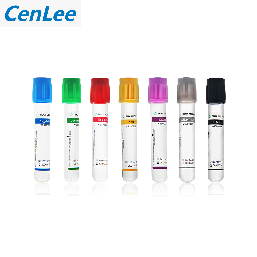 Factory-Produced 1ml to 10ml EDTA Glass Vacuum Blood Collection Tubes Clot Activator for Blood Tests Tube