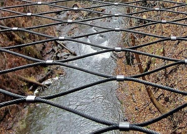 Woven Type Stainless Steel Cable Mesh Fence For Zoo Enclosure And Animal Cages