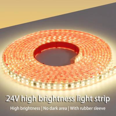 Super brilhante 220v auto-aderente linha de luz de exibição prateleira teto sala de estar exterior resistente à água Light Strip