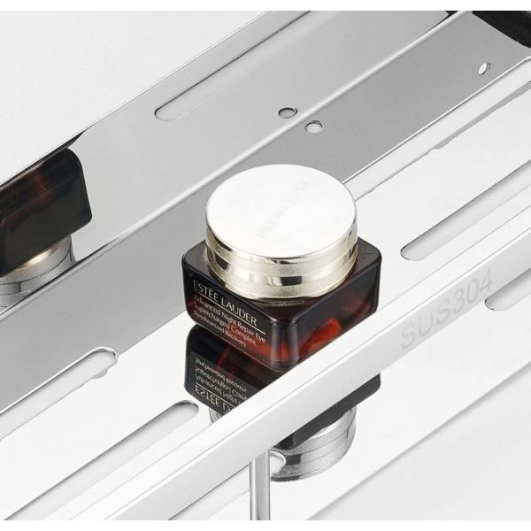 Heavy Duty Wall Mounted Kitchen Shelf With Mirror Polishing Finish CE Certified