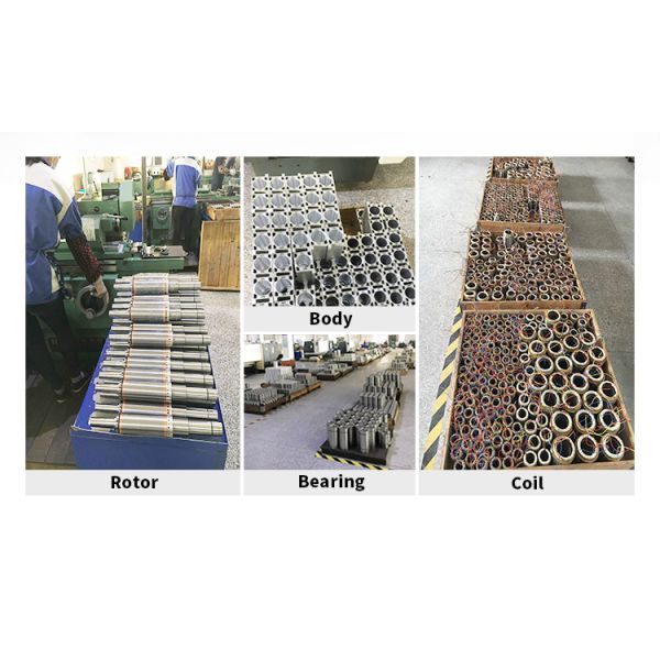 2.2KW Water-Cooled 4 Bearings Woodworking Spindle with Operating Speed 0-24000RPM