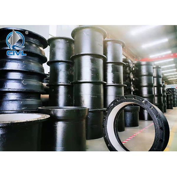 DN1000 Ductile Iron fittings Pan Insert Short Tube Reducing Full Disc Tee