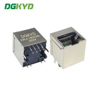Do conector vertical da entrada RJ45 de KRJ-180CNL o único porto integrou ethernet magnéticos Jack 100Mb RJ45 com transformador