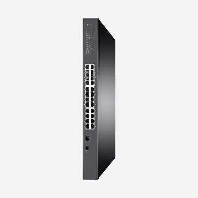 interruptor Unmanaged portuário do ponto de entrada 400W 24 com 2 portos SR-SG1226FP de SFP
