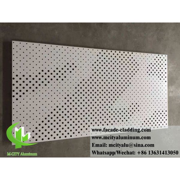 Перфорированные металлические потолки алюминиевые твердые панели против ржавчины