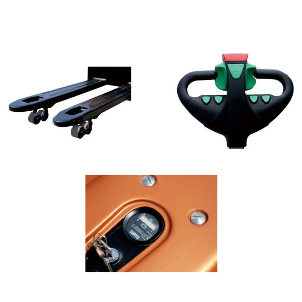 1.5t 1.5 Ton Electric Pallet Truck Full Electric Maintenance Free Battery Small Mini