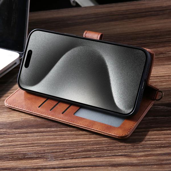 Removable Strap PU Leather Phone Case Flip Cover Wallet Card Holder For IPhone