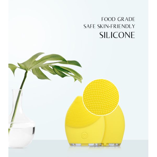 Home Use Silicone Facial Cleansing Pad / Sonic Face Cleanser Silicone Private Label