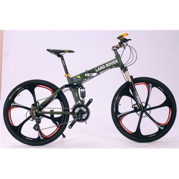Made in China Shimano hydraulic disc brake 27 speed aluminium alloy folding travel mountain bike