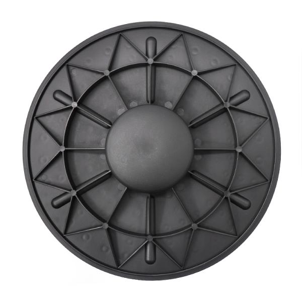 BSCI Factory Custom Logo 36cm Fitness Plastic Wobble Trainer Balance Board for Body Exercise
