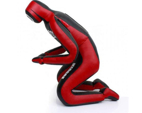 Red Black Boxing Exercise Equipment Mma Fighting Dummy With Hand And Leg