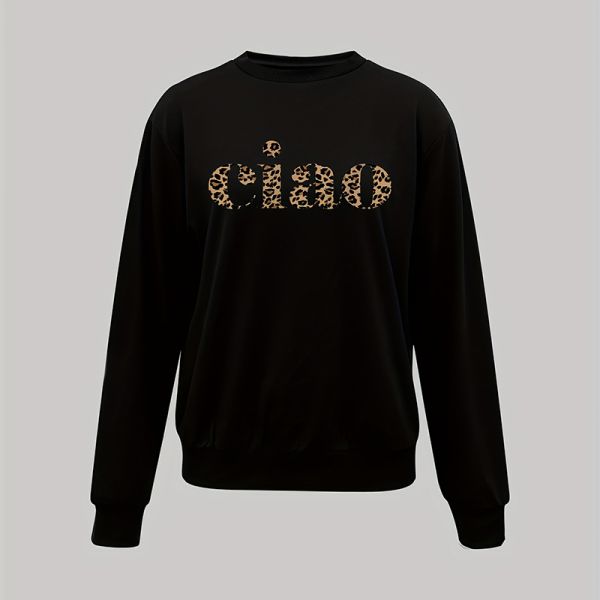 Long Sleeve 100% Cotton Fleece Sweatshirt with S/M/L/XL/XXL Size Options for Winter Warmth