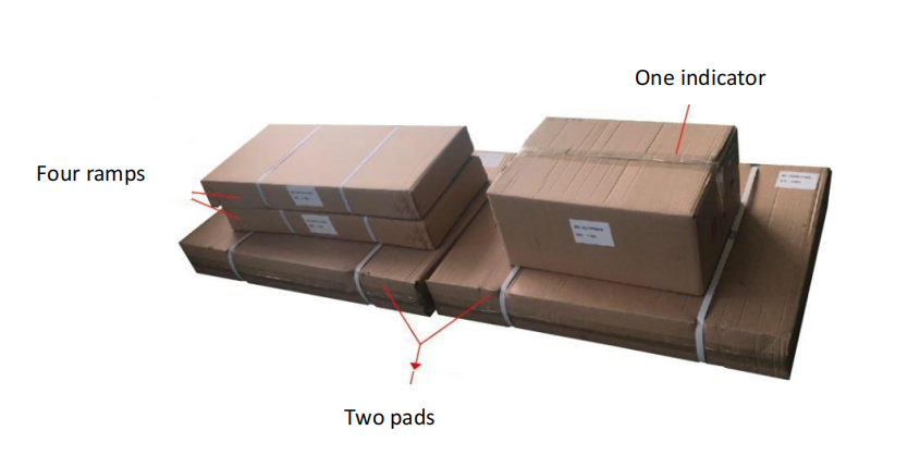 Mobile Axle Weighing Scale Static Portable Wheel Scales For Fleet Management Loading Control