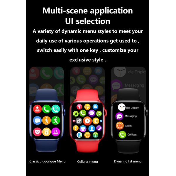 дозор T500+Plus на открытом воздухе спорта тарифа сердца Smartwatch 320*385 кровяного давления 1.75inch