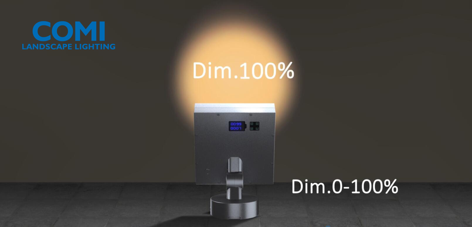 Света потока СИД с 0-100% затемняя функцией 0-10V или поддержка DALI Освещение ландшафта светов потока RGBW СИД экстерьера 100LM/W IK10 DMX на открытом воздухе
