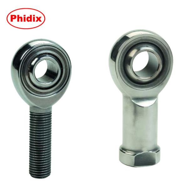SSAM-T/SSAF-T Series Stainless Steel PTFE-Lined Rod Ends | High Corrosion Resistance for Cleanroom & Food-Grade Environments
