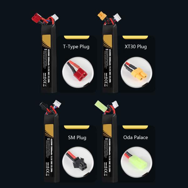 Brinquedos de carregamento rápido Baterias RC de lítio Regalos recarregáveis 11,1 V Carregamento rápido