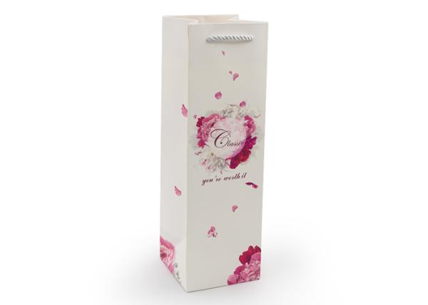 Aparência elegante da mini caixa de presente decorativa do cartão do vidro de vinho tinto