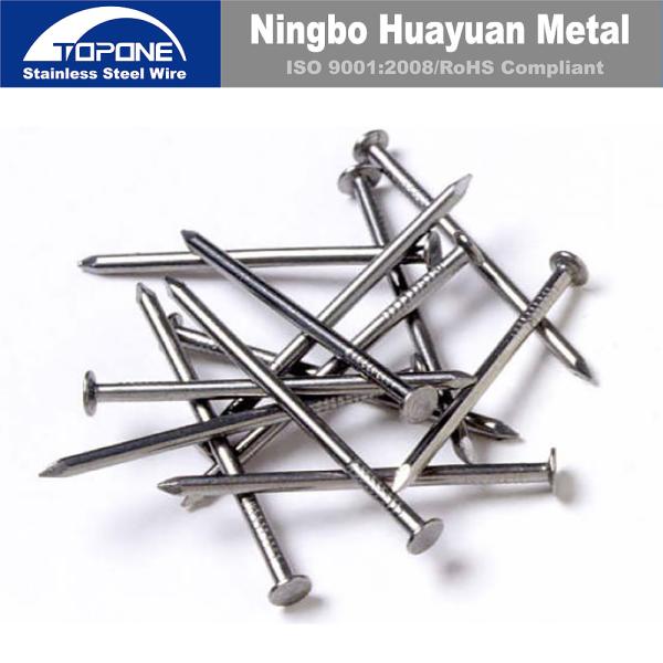 Durable Stainless Steel Nail Loop Tie Wire Nickel White For Industry Machinery