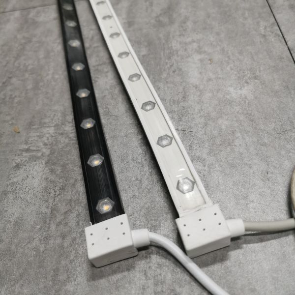 Черный PVC веревка светодиодные ландшафтные фонари Стенная промывка светодиодная лента гибкая