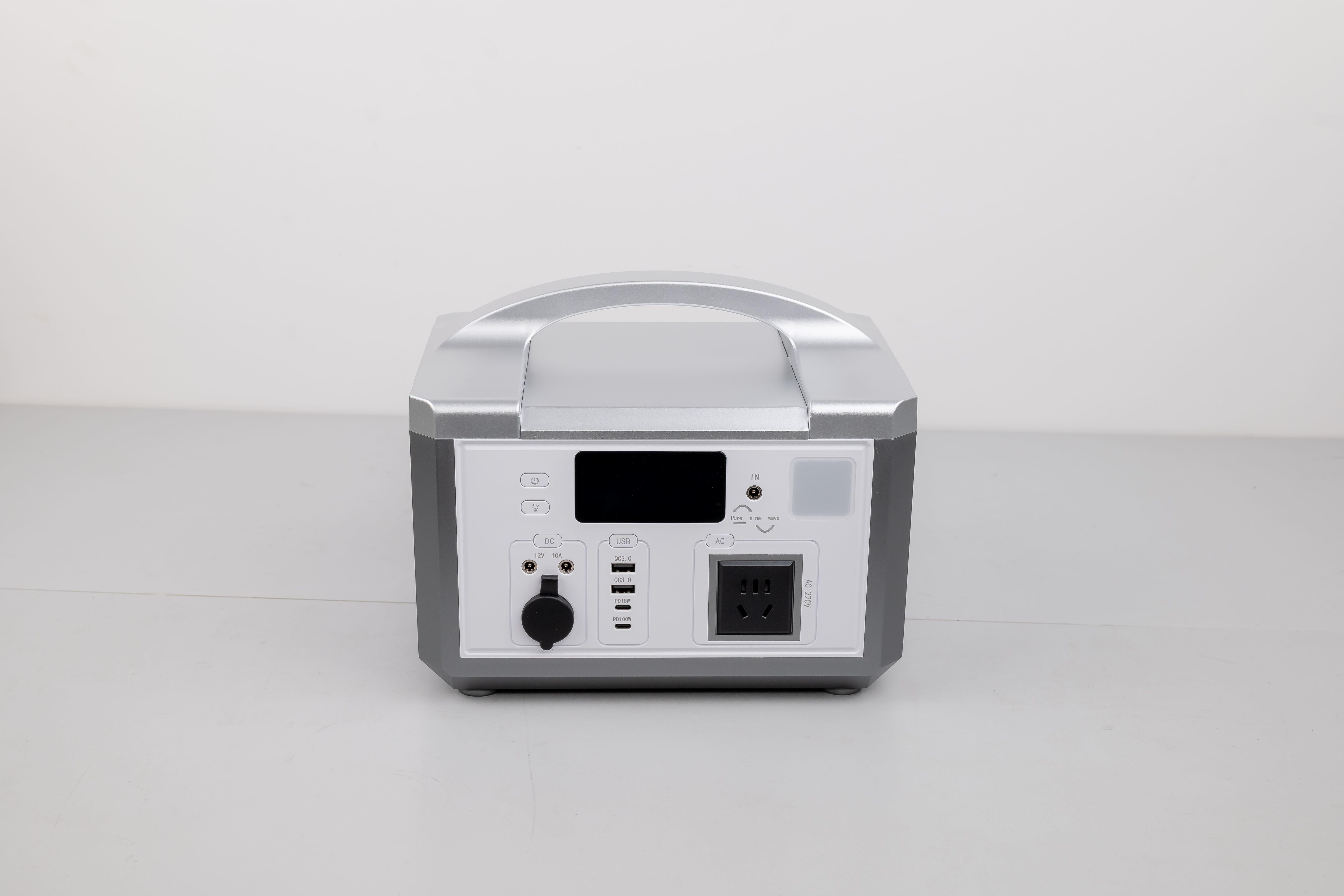 220V 50HZ DC12 300W AC Swtich QC3.0 портативный солнечный энергобанк с светодиодным освещением для системы хранения энергии
