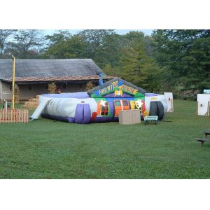 Подгонянный раздувной взаимодействующий лабиринт лазера хеллоуина игр для потехи партии фестиваля