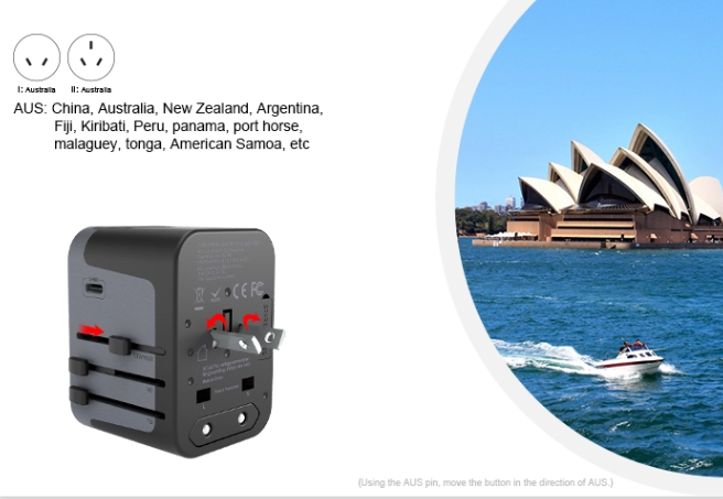 Smart Type C Wall Charger UL CB Certified 4 USB Ports 3.4A 5V  5600mA