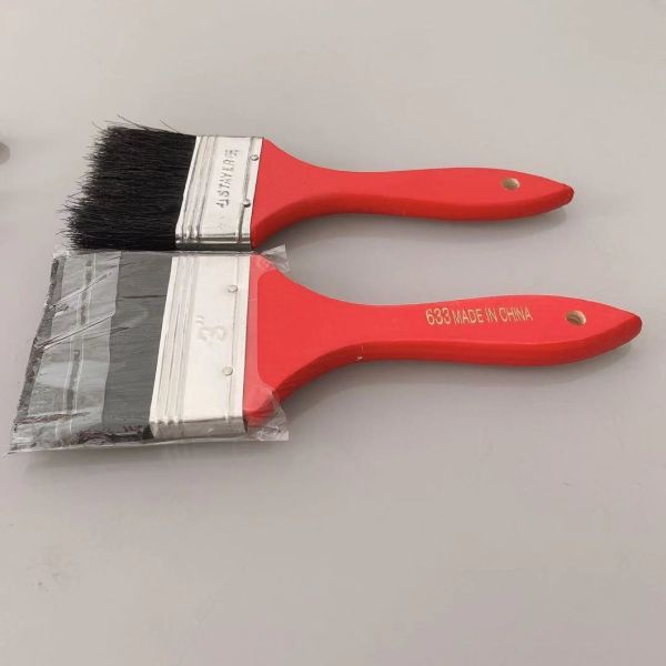 Wooden Handle 100% Bristle Paint Brushes Long Handle and Customization Options